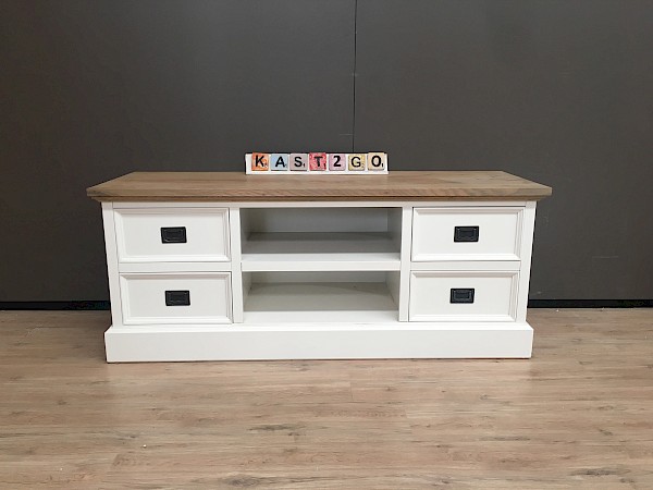 TV-meubel Finn Wit / Eiken 135