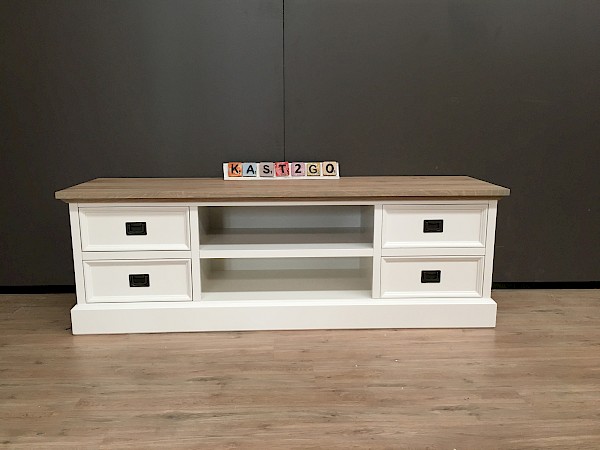 TV-meubel Finn Wit / Eiken 165