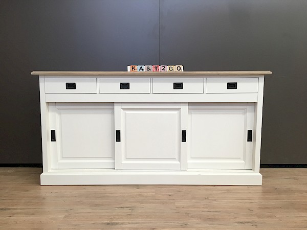 Dressoir Fleur Wit / Eiken 180